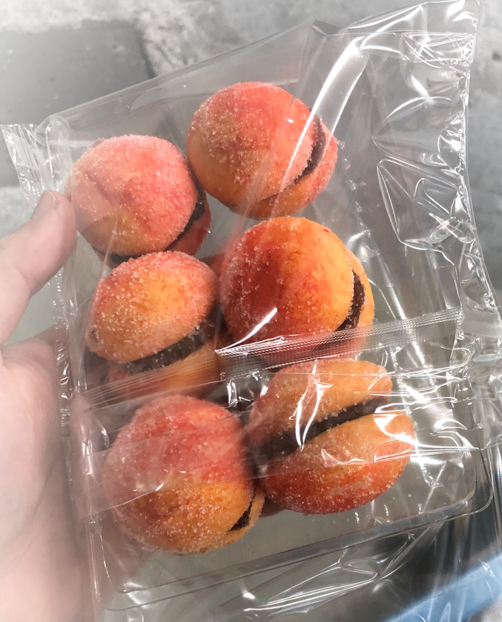 Peaches - Jam/Chocolate Biscuits image 1